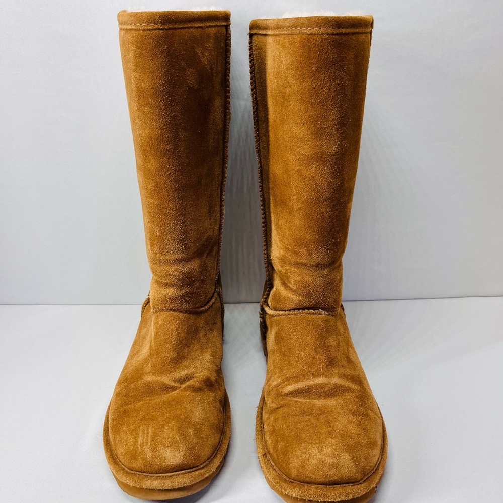 BearPaw Women's Brown Suede Winter Boots